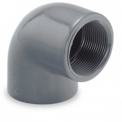 CODO 90º PVC PRESION ROSCADO 1/2"