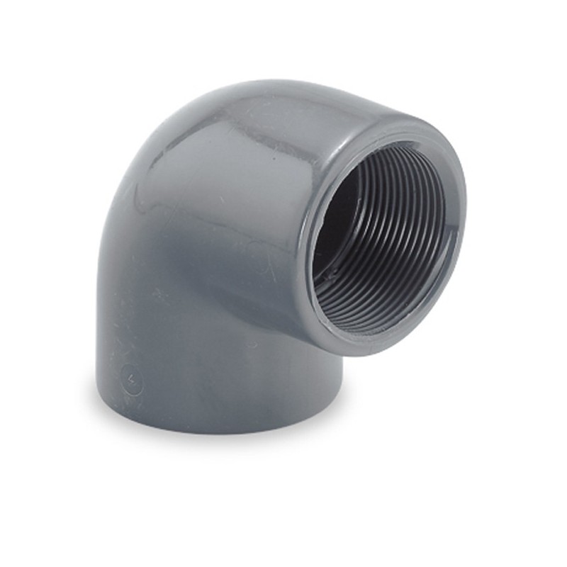 CODO 90º PVC PRESION ROSCADO 11/2"