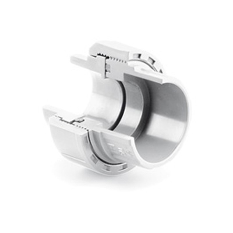 ENLACE TRES PIEZAS PVC ENC 63 BLANCO
