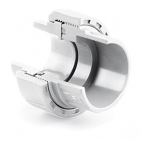 ENLACE TRES PIEZAS PVC ENC 63 BLANCO