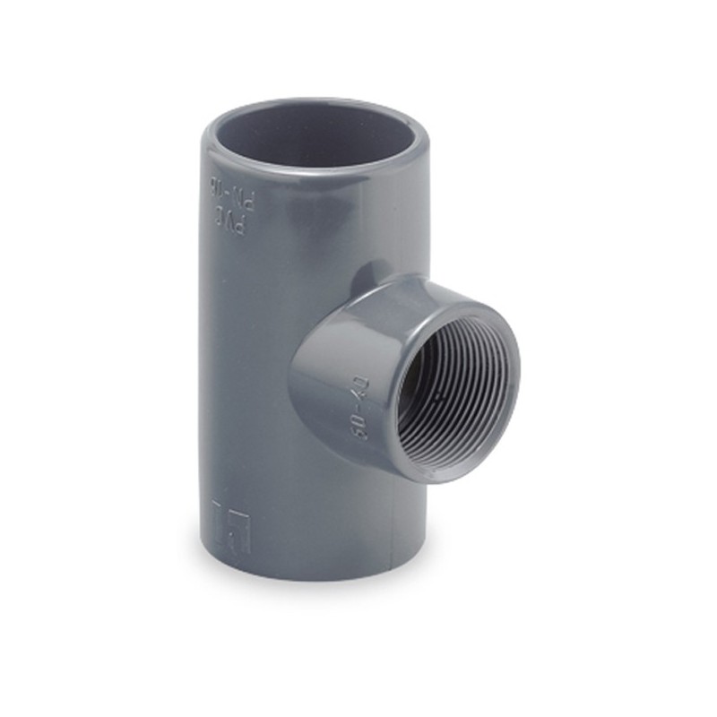 TE 90º REDUCIDA PVC PRESION MIXTA 75X1"