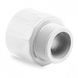 TERMINAL PVC PRESION MIXTO 50X1 1/2" BLANCO