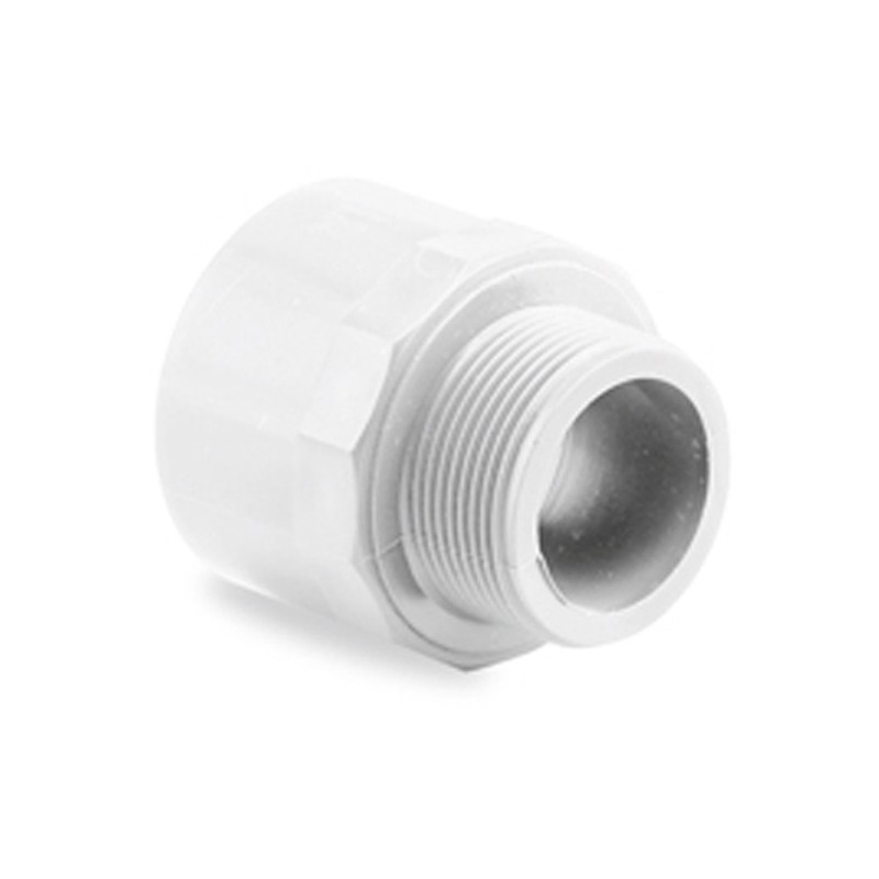 TERMINAL PVC PRESION MIXTO 50X1 1/2" BLANCO