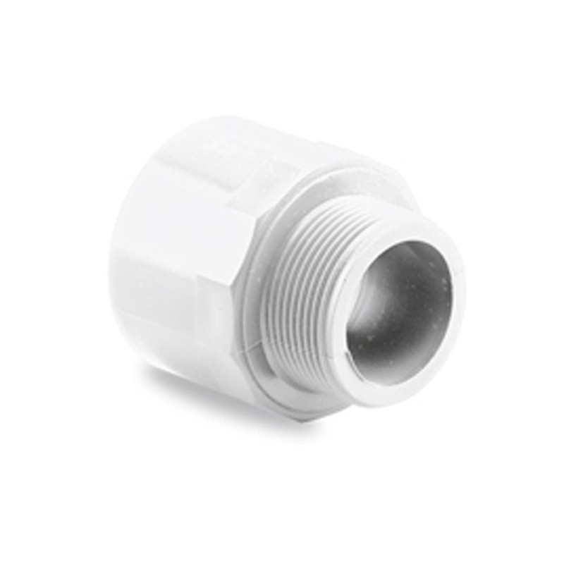 MACHON PVC PRESION MIXTO 50/63X2" BLANCO
