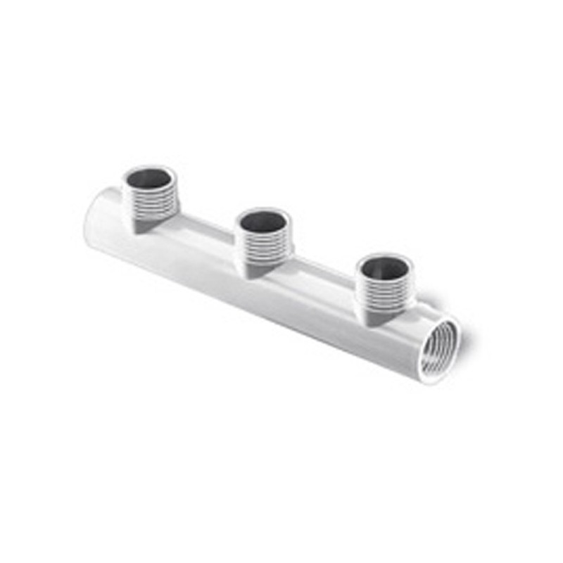 COLECTOR DIST ROSCADO M-M 1"X1" BLANCO