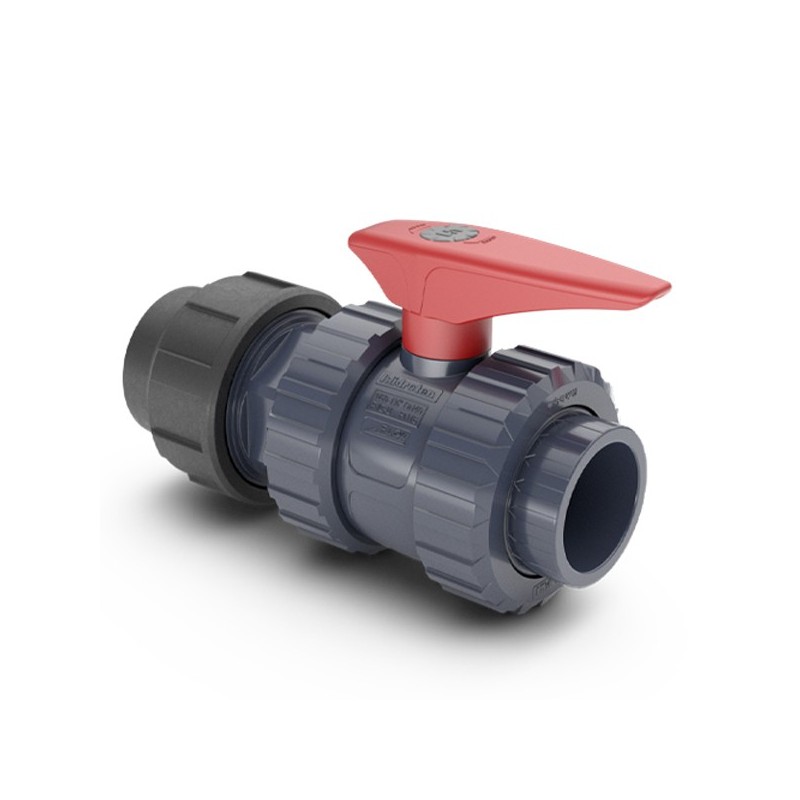 VAL PVC BOLA MIXTA ENC FITTING 63 C/PTFE