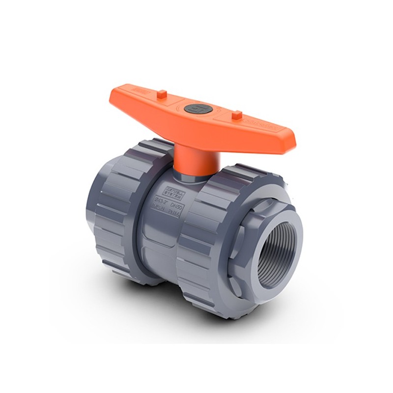 VAL PVC BOLA BIDREC  R/H 2" A/VITON