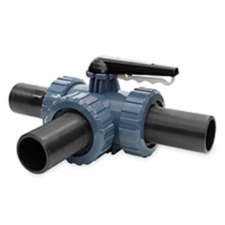 VAL PVC BOLA 3 VIAS L TERMOFUSION 90 A/VITON