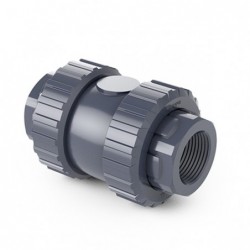 VAL. PVC RETENCION ROSCA H-H 3/4"