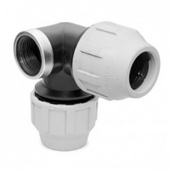 FITTING PE CODO 90º IGUAL AIR 25X1/2" RFZ GRIS