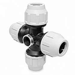 FITTIN PE CRUZ IGUAL AIR 32X3/4" GRIS