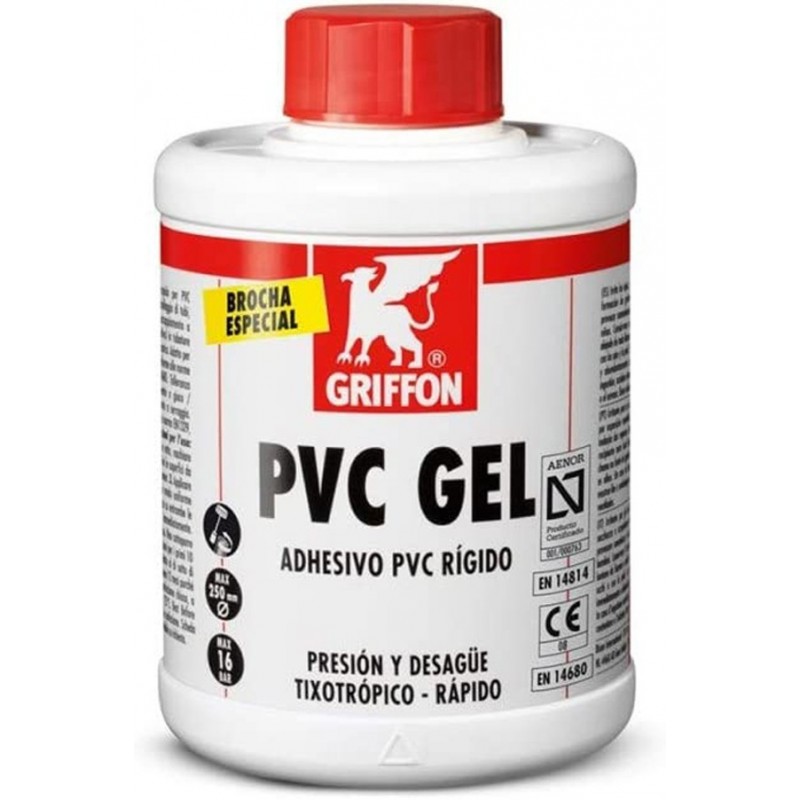 ADHESIVO PVC GEL AENOR GRIFFON 1 L C/PINCEL