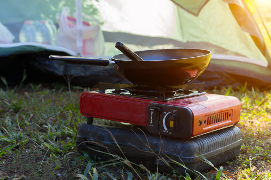 limpiar camping gas